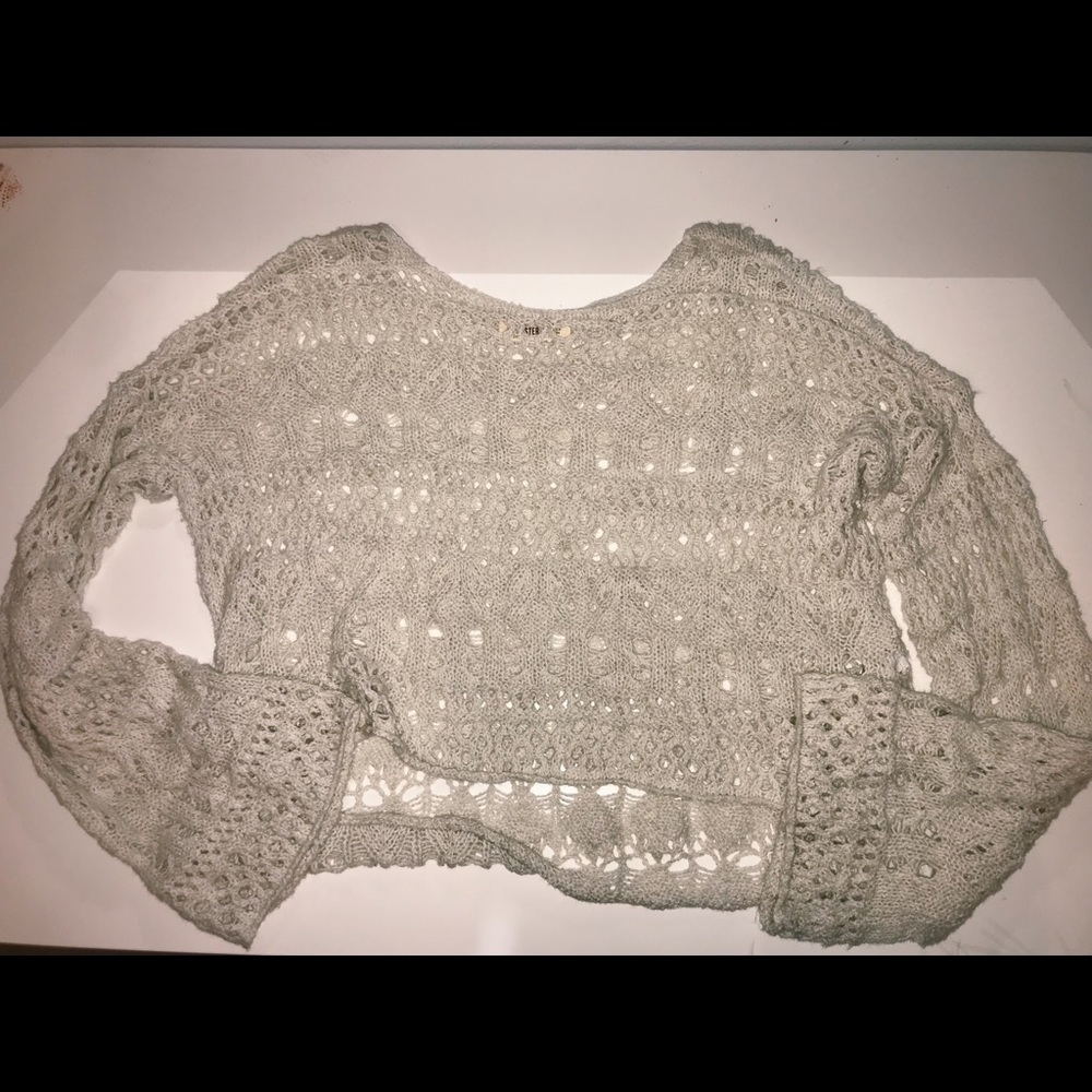 cream sweater